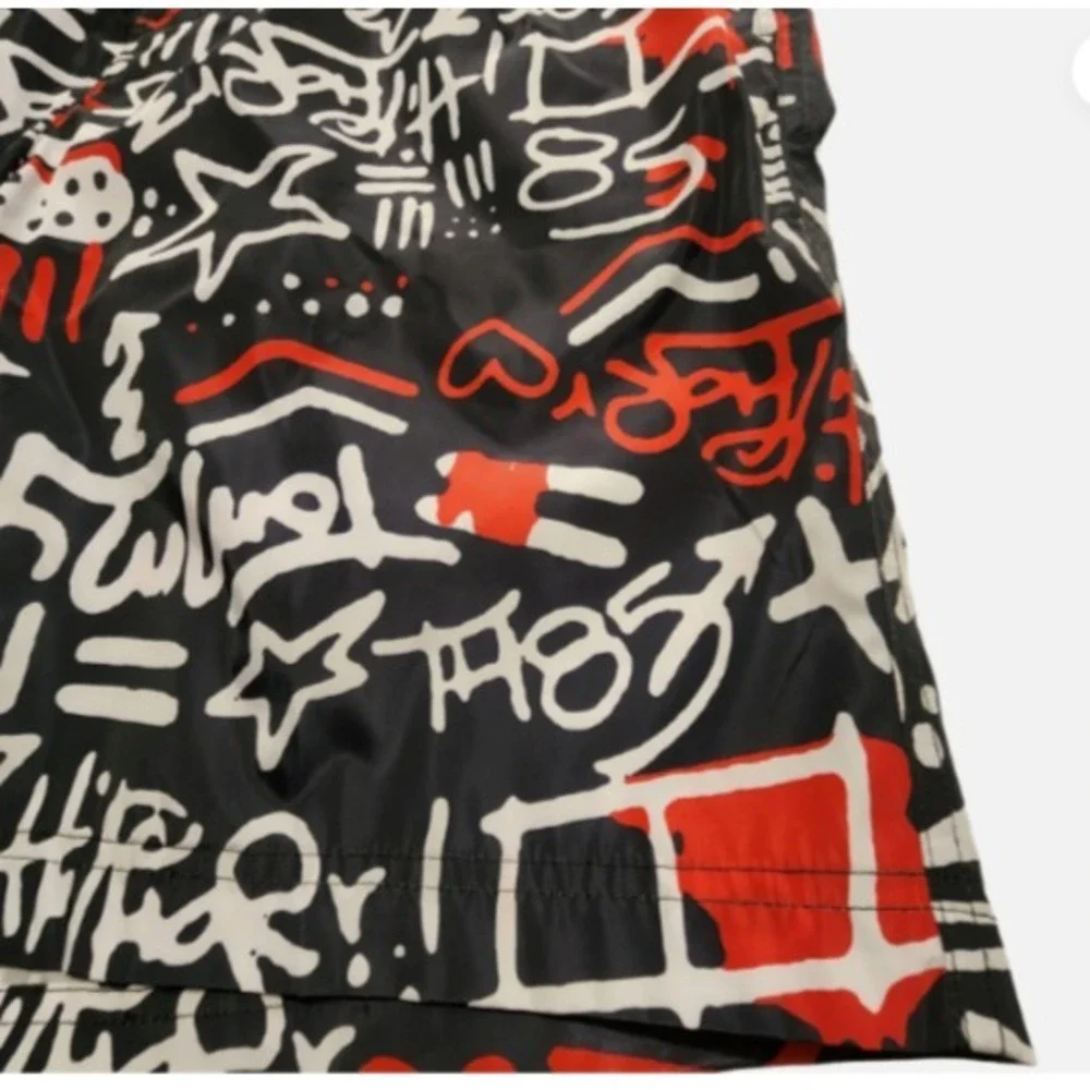 Tommy Hilfiger Men's Swim Trunks Lined Drawstring Pockets Size XXL